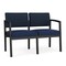 Lesro Lenox 2 Seat Tandem Seating W/ No Center Arm, 43.5 in W 24.5 in L 32 in H LS2101 - alternate 1